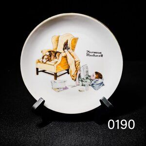 Vintage Norman Rockwell "The Student" Collector Plate